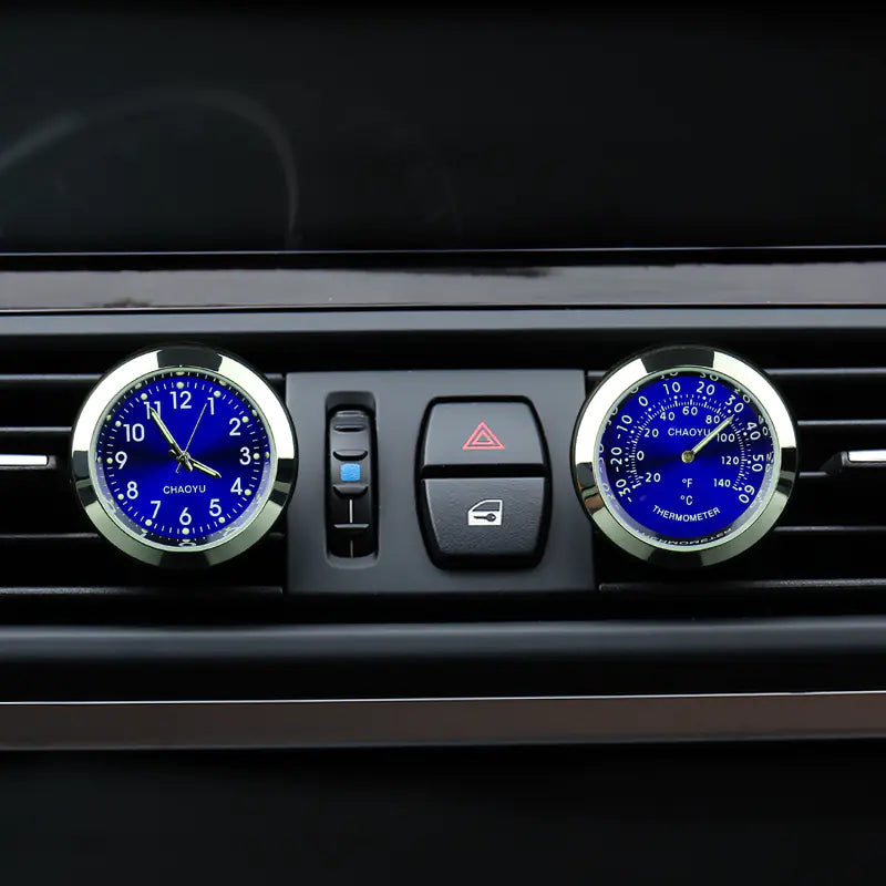 Car Air Vent Perfume Clock with Aroma Diffuser Decor