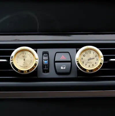 Car Air Vent Perfume Clock with Aroma Diffuser Decor